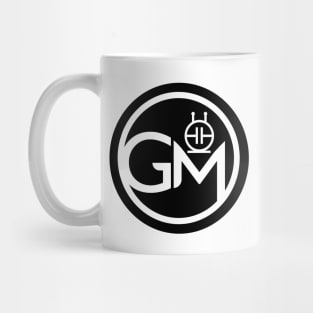 Growler Media Logo Round Black Mug